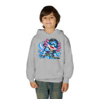 Axolotl Surf Hoodie — Cute Watercolor Axolotl Kids' Pullover