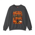 Thankful Grateful Blessed Fall Sweatshirt — Thanksgiving Pumpkin Cozy Crewneck