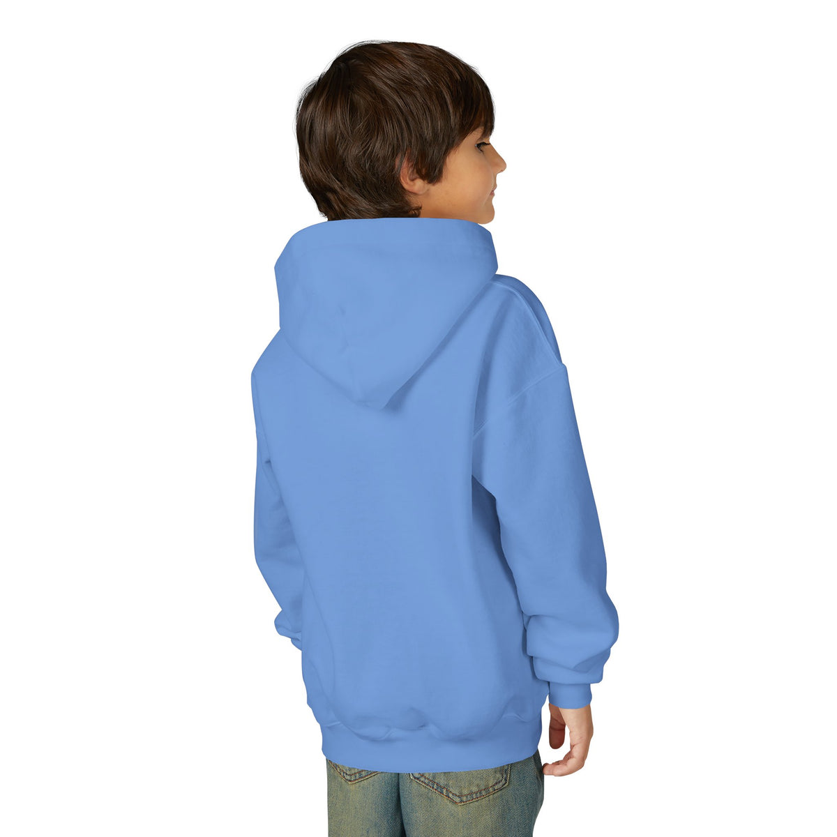 Axolotl Kids Hoodie - Cute Pink Axolotl with Flowers & Water Splash Youth Sweatshirt