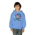 Axolotl Surf Hoodie — Cute Watercolor Axolotl Kids' Pullover