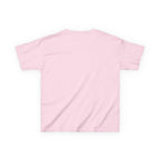 Cute Axolotl Kids T-Shirt — Pink Watercolor Axolotl with Flowers (Children's Tee)