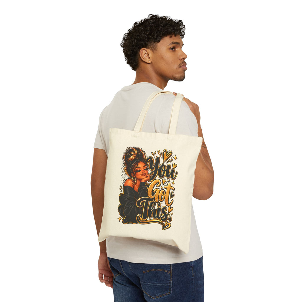 You Got This Tote Bag — Motivational Canvas Shopper