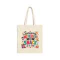 Canvas Tote - "Surviving Motherhood One Snack at a Time" | Funny Mom Gift
