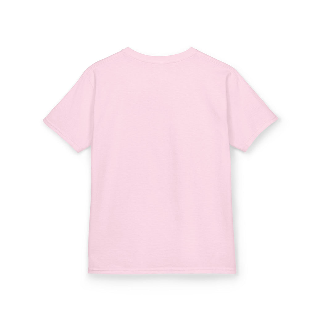 Cute Axolotl Kids T-Shirt — Pink Watercolor Axolotl with Flowers (Children's Tee)