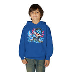 Axolotl Surf Hoodie — Cute Watercolor Axolotl Kids' Pullover