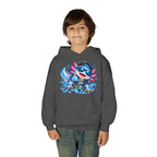 Axolotl Surf Hoodie — Cute Watercolor Axolotl Kids' Pullover