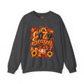 Cozy Season Sweatshirt – Autumn Sunflowers & Pumpkin Fall Crewneck