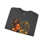 Crewneck Sweatshirt — “You Got This” Inspirational Afro Woman Graphic