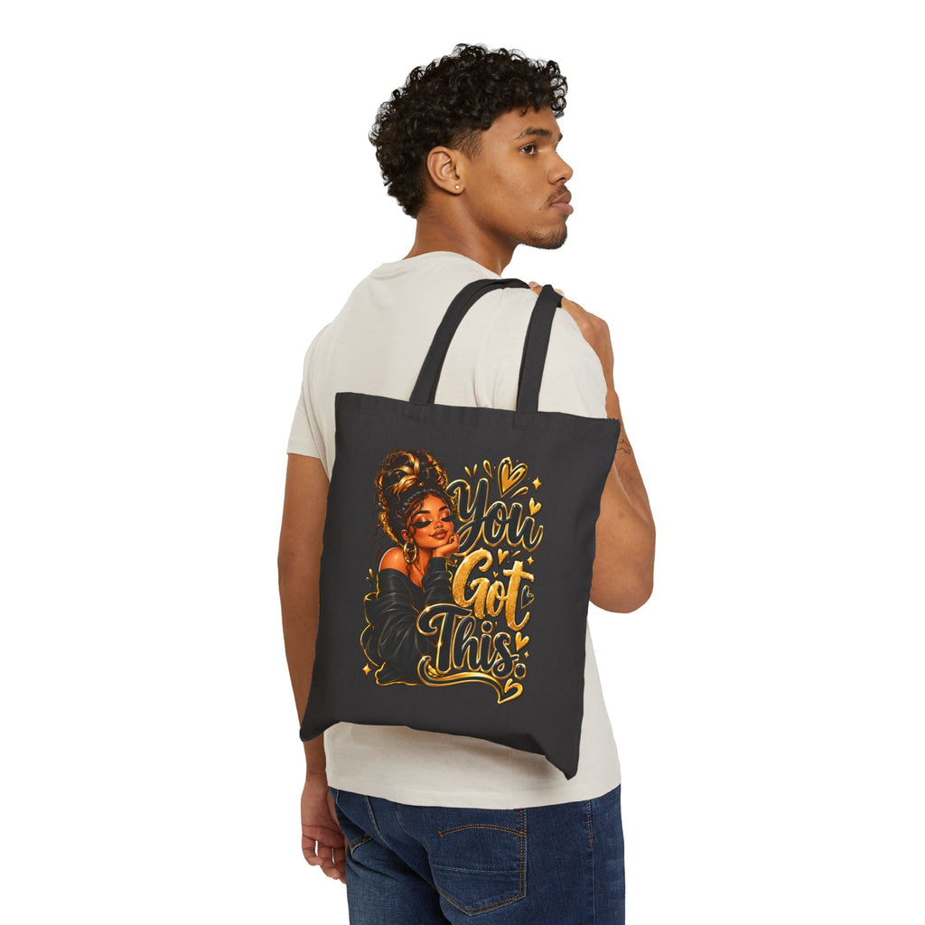 You Got This Tote Bag — Motivational Canvas Shopper