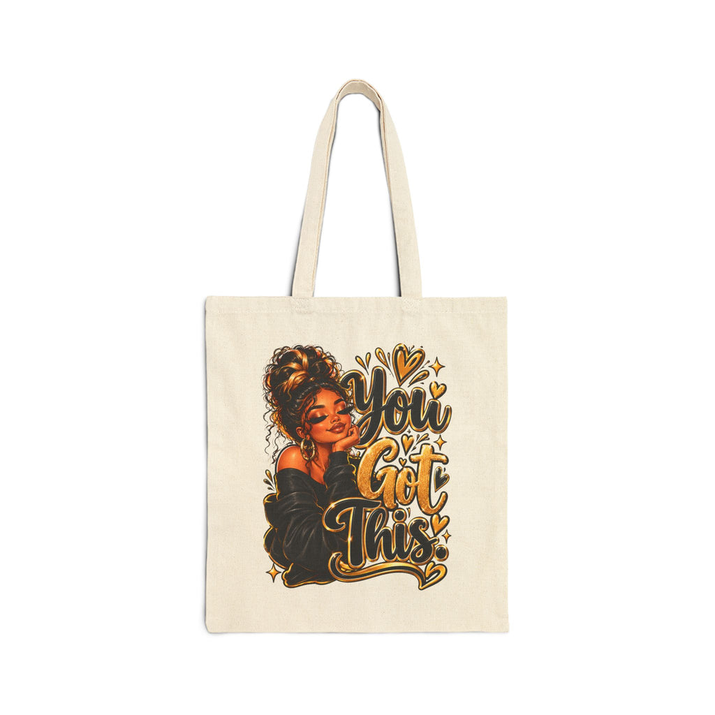 You Got This Tote Bag — Motivational Canvas Shopper