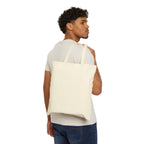 Bearded Dragon Sunset Tote — Cotton Canvas Reusable Bag
