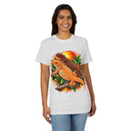 Bearded Dragon Sunset T-Shirt — Colorful Reptile Lover Tee