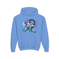 Axolotl Surf Hoodie — Cute Watercolor Axolotl Kids' Pullover